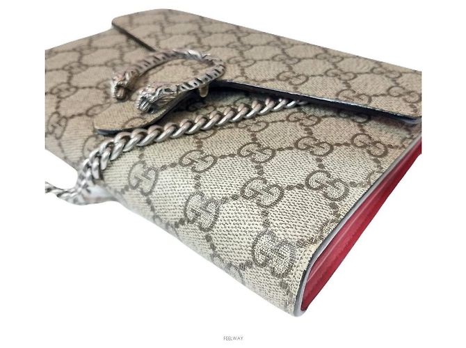 Gucci Mini borsa a tracolla Dionysus con catena Marrone - vista 3