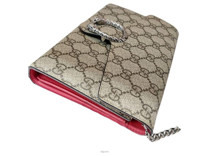 Gucci Mini borsa a tracolla Dionysus con catena Marrone - vista 4