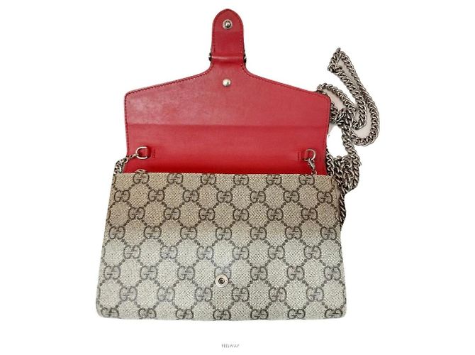 Gucci Mini borsa a tracolla Dionysus con catena Marrone - vista 5