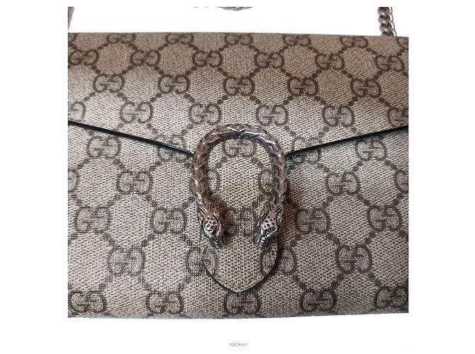 Gucci Mini borsa a tracolla Dionysus con catena Marrone - vista 7