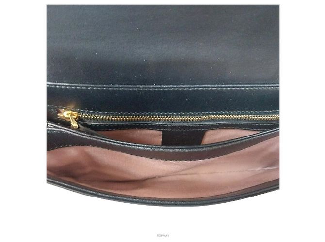 Gucci Kleine Ally Schultertasche oder Crossbody-Tasche Schwarz - Ansicht 5