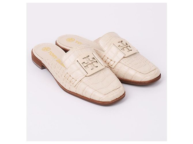Tory Burch Mule Loafer Georgia non utilizzato Bianco - vista 4