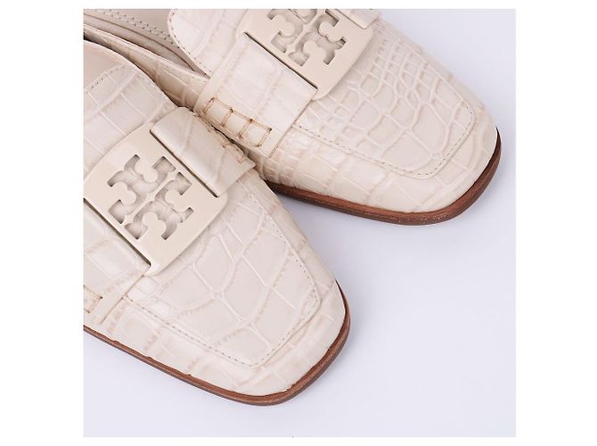 Tory Burch Mule Loafer Georgia non utilizzato Bianco - vista 5