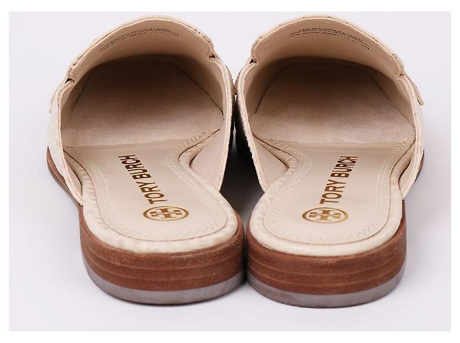 Tory Burch Mule Loafer Georgia non utilizzato Bianco - vista 7