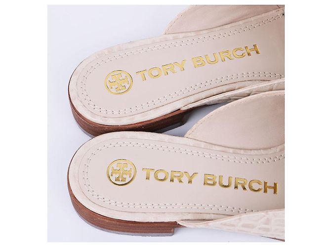 Tory Burch Mule Loafer Georgia non utilizzato Bianco - vista 9