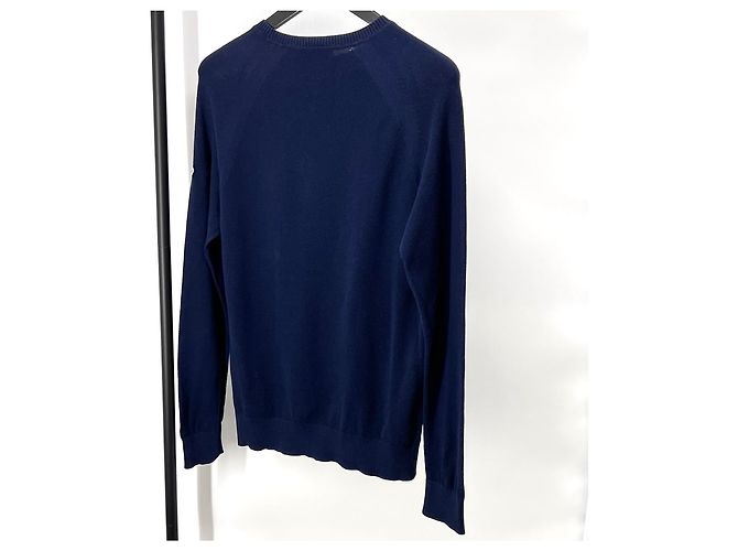 Moncler Long Sleeve Knit Navy Blue - view 3