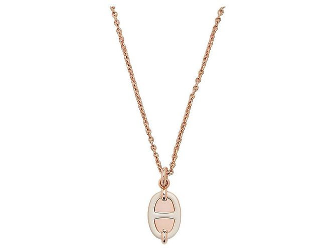 Ring Hermès Collar Mini Maillon Pendant Small Model Naranja - vista 4