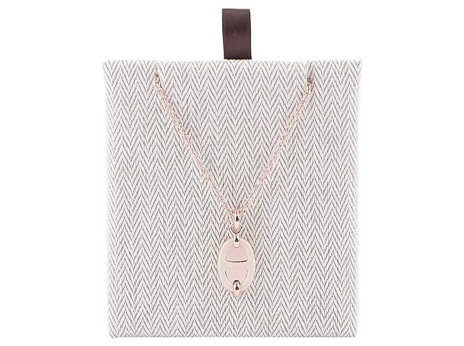 Ring Hermès Collar Mini Maillon Pendant Small Model Naranja - vista 7