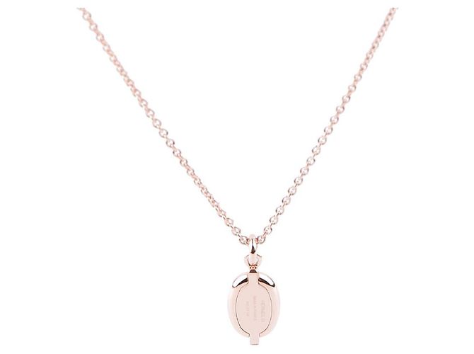 Ring Hermès Collar Mini Maillon Pendant Small Model Naranja - vista 9