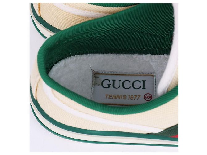 Gucci Ivory Tennis Sneaker Weiß - Ansicht 10