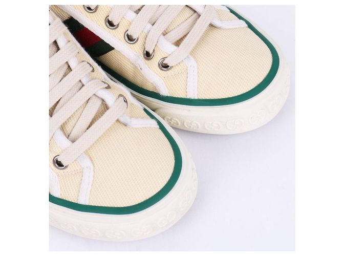Gucci Ivory Tennis Sneaker Weiß - Ansicht 5
