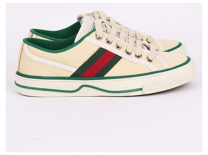 Gucci Ivory Tennis Sneaker Weiß - Ansicht 6