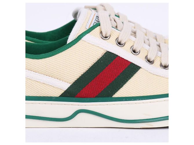 Gucci Ivory Tennis Sneaker Weiß - Ansicht 7