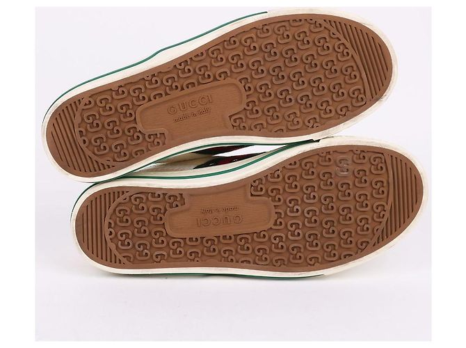 Gucci Ivory Tennis Sneaker Weiß - Ansicht 9