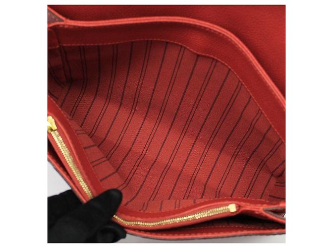 Louis Vuitton Borsa a tracolla Pashmina Monogram Empreinte, finiture dorate Rosso - vista 10