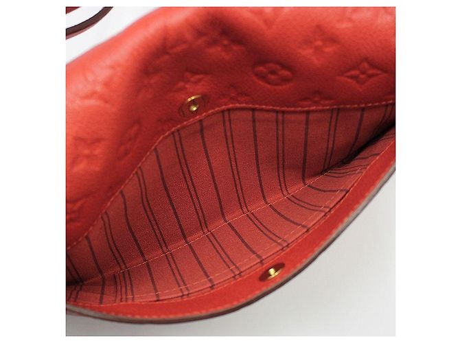 Louis Vuitton Borsa a tracolla Pashmina Monogram Empreinte, finiture dorate Rosso - vista 11
