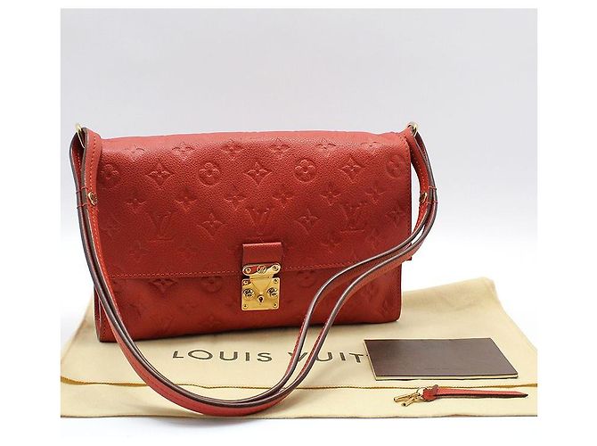 Louis Vuitton Borsa a tracolla Pashmina Monogram Empreinte, finiture dorate Rosso - vista 2