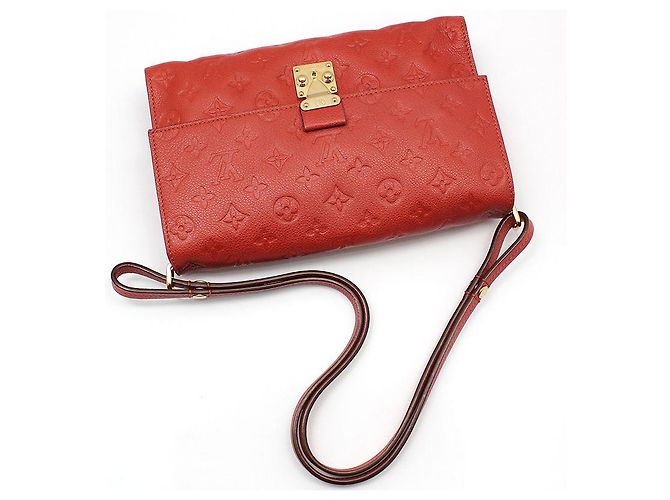 Louis Vuitton Borsa a tracolla Pashmina Monogram Empreinte, finiture dorate Rosso - vista 3