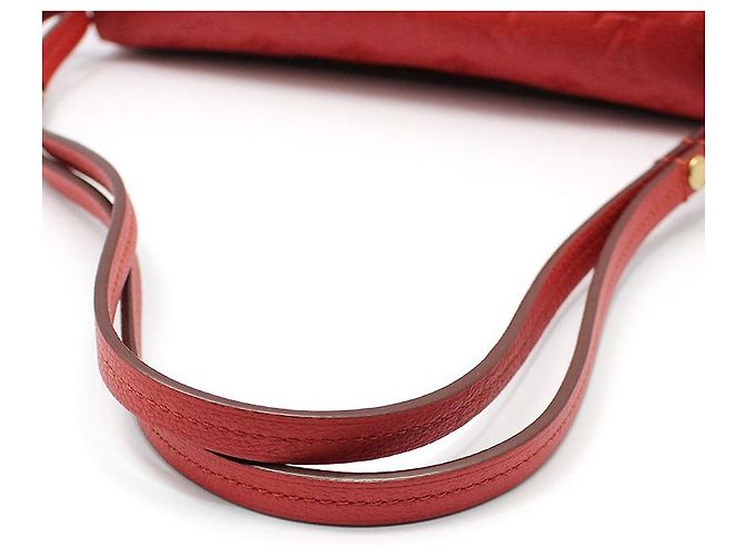Louis Vuitton Borsa a tracolla Pashmina Monogram Empreinte, finiture dorate Rosso - vista 7