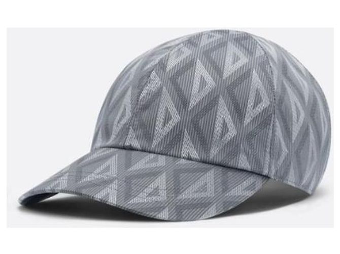 Dior CD Diamond Baseball Cap Grau Braun - Ansicht 8