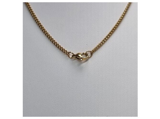 Chanel Collana con logo CC (Collana in Oro Nero) - vista 9