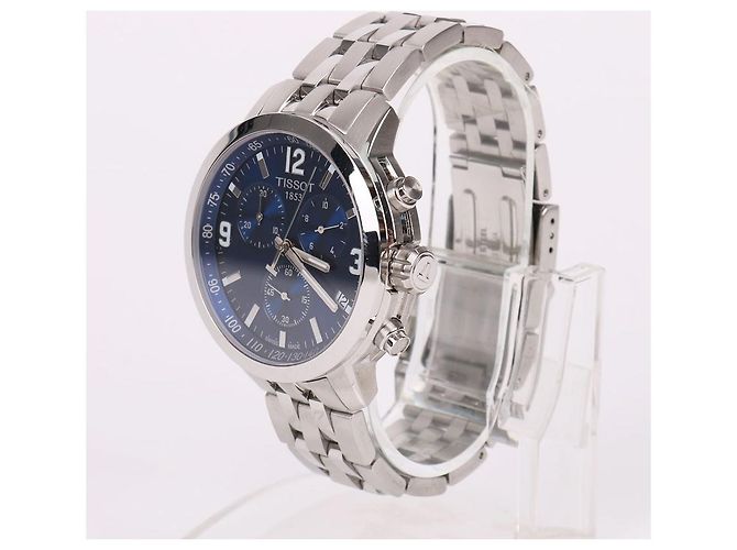 Tissot Relógio Cronógrafo de Aço com Mostrador Azul - vista 2