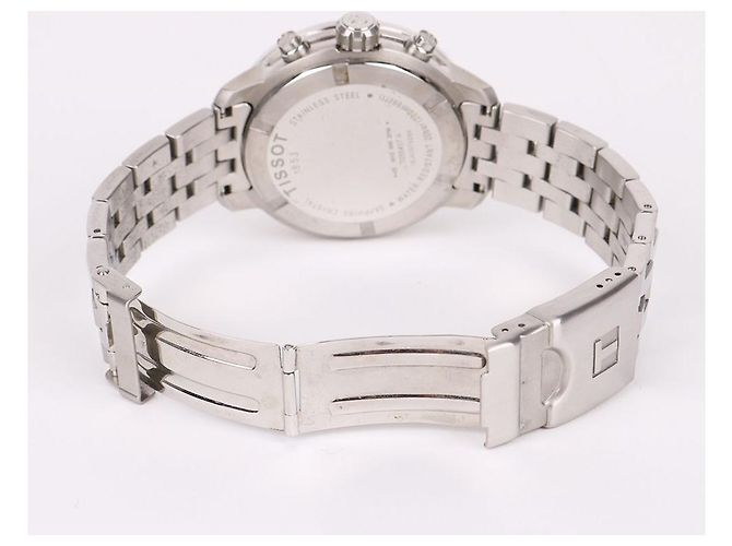 Tissot Relógio Cronógrafo de Aço com Mostrador Azul - vista 9