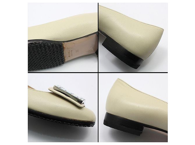 Gucci Scarpe basse Madeleine Crystal Bianco - vista 9
