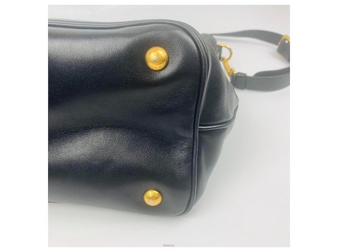 Tote Prada Bolsa de couro de bezerro macio Preto - vista 7