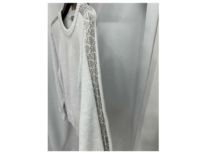 Dior Insert Oblique Knit XXL Argento - vista 2