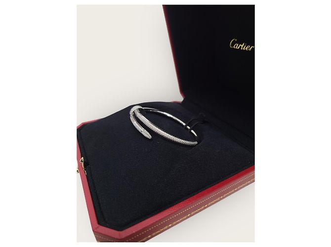Cartier Weißgold mit Diamant-Pavé Juste un Clou - Ansicht 4