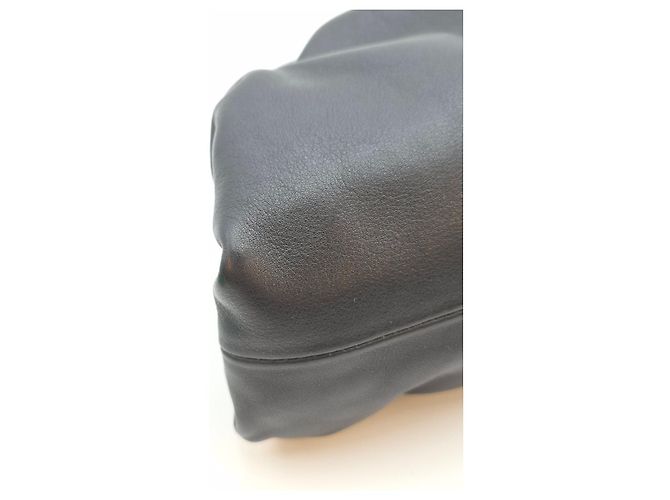 Bottega Veneta Borsa Dumpling in pelle di vitello nera Nero - vista 10