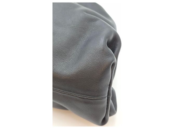 Bottega Veneta Borsa Dumpling in pelle di vitello nera Nero - vista 11