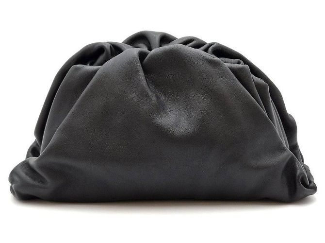 Bottega Veneta Borsa Dumpling in pelle di vitello nera Nero - vista 3