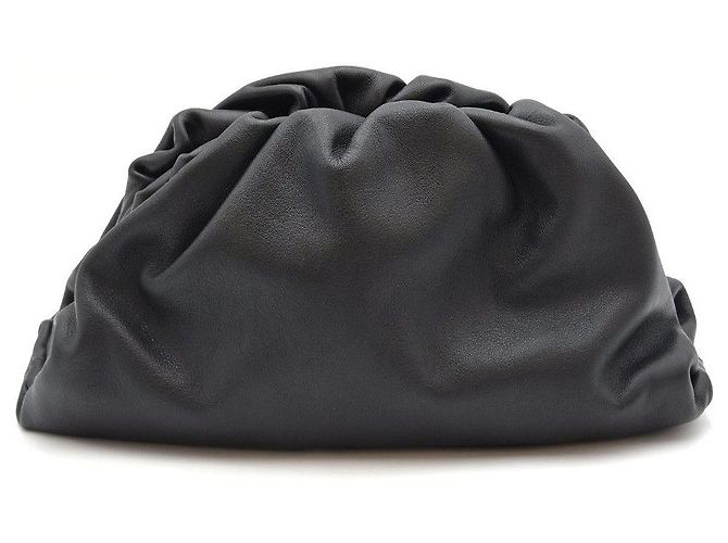 Bottega Veneta Borsa Dumpling in pelle di vitello nera Nero - vista 4