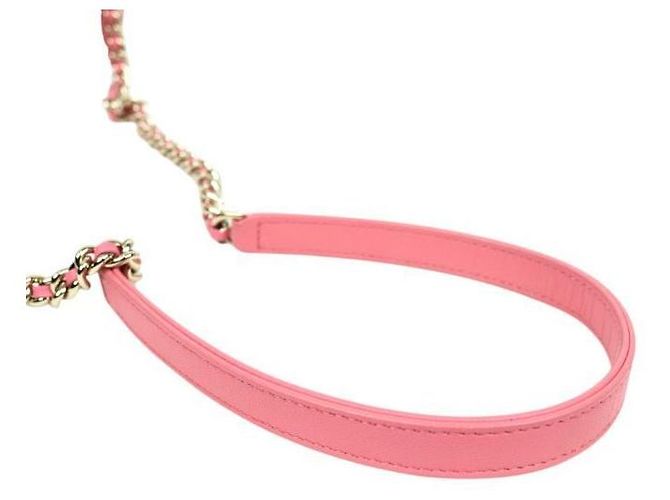 Chanel Bolsa Camera Big CC acolchoada rosa com tachas - vista 10
