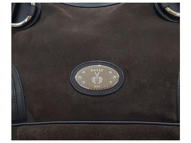 Bally Borsa a tracolla in scamosciato Marrone - vista 3