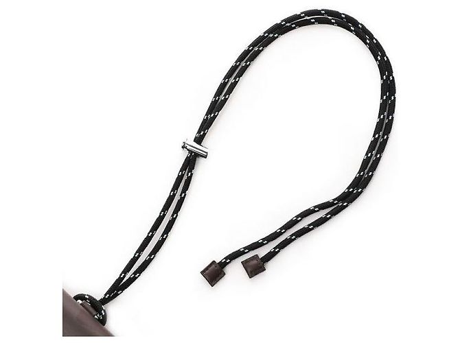 Prada Speedrock Re-Nylon Leather Card Holder Brown - view 8