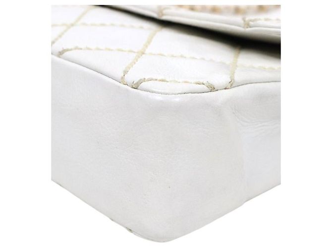 Chanel Borsa a tracolla White Wild Stitch Chain Bianco - vista 5