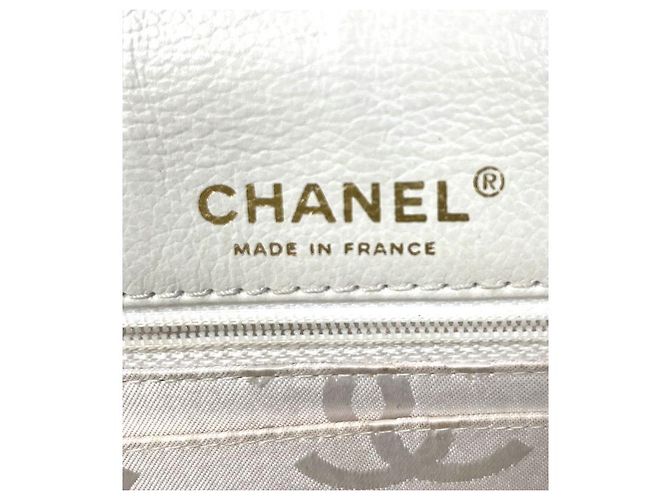 Chanel Borsa a tracolla White Wild Stitch Chain Bianco - vista 6