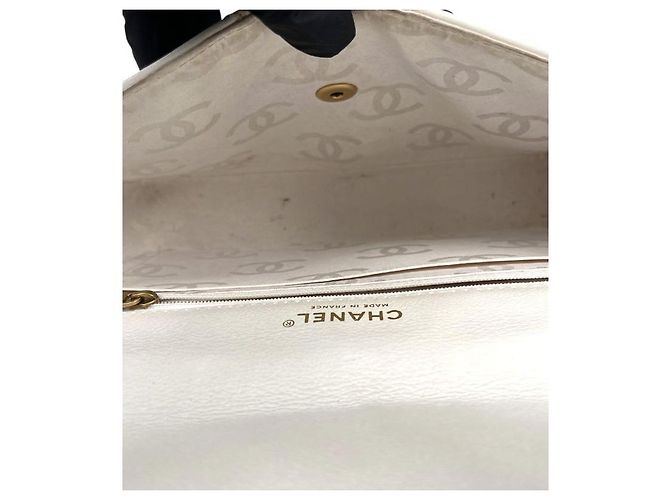 Chanel Borsa a tracolla White Wild Stitch Chain Bianco - vista 7