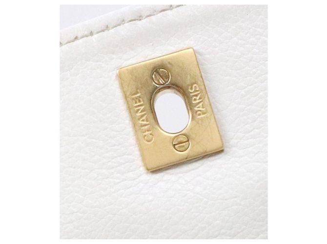 Chanel Borsa a tracolla White Wild Stitch Chain Bianco - vista 8
