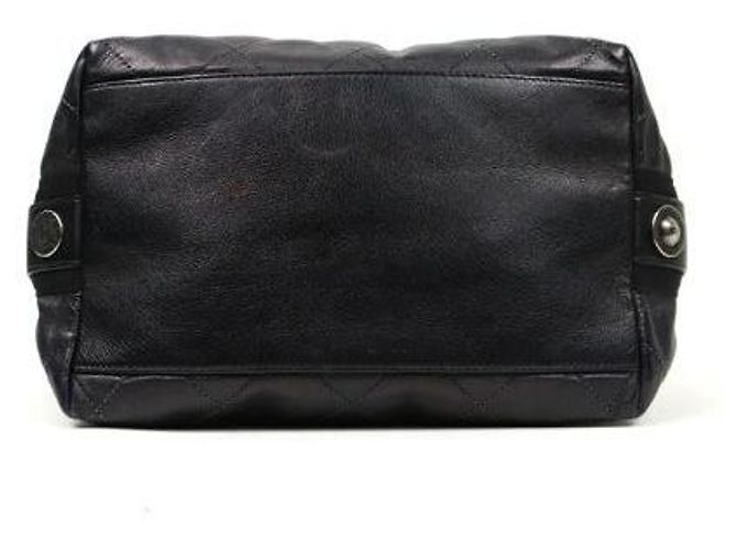 Chanel Black Quilted CC Bucket Bag Schwarz - Ansicht 4