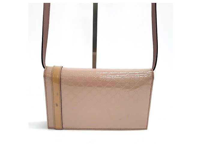 Gucci Mini borsa a tracolla in vernice Rosa - vista 3