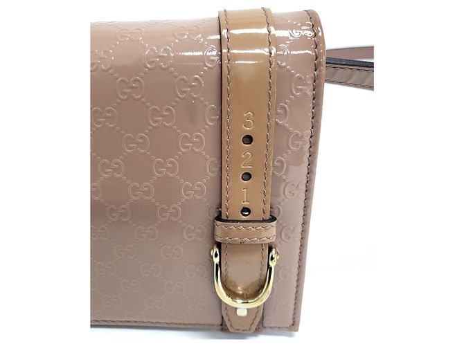 Gucci Mini borsa a tracolla in vernice Rosa - vista 4