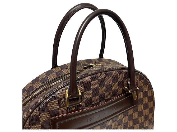 Louis Vuitton Damier Ebene Norita Tote Bag Schwarz - Ansicht 4