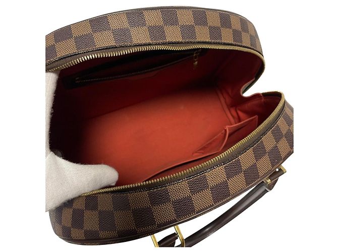 Louis Vuitton Damier Ebene Norita Tote Bag Schwarz - Ansicht 5