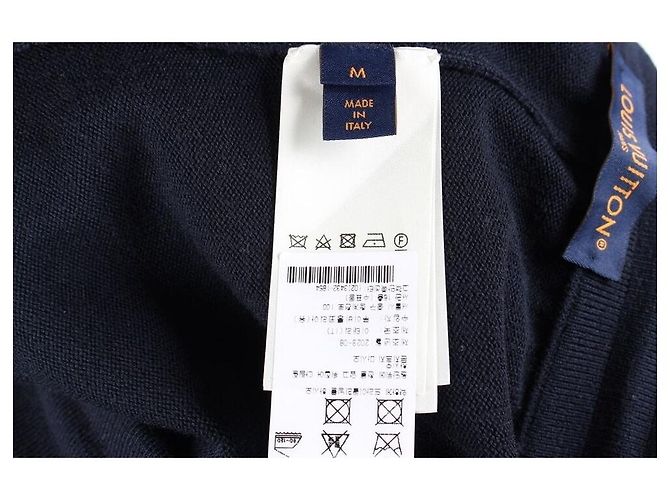 Louis Vuitton Wool-Blend Leather Jogger Track Pants Blue - view 5
