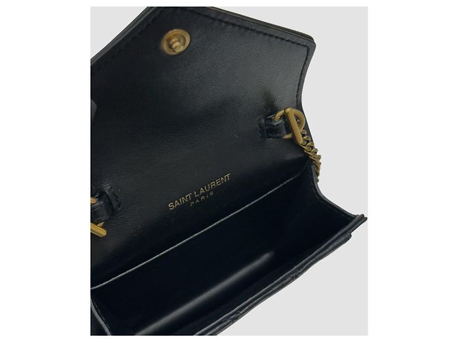 Saint Laurent Micro-Crossbody-Bag Schwarz - Ansicht 7