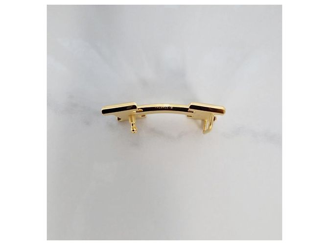 Hermès Reversible Men's Leather Belt with Gold Buckle Brown - view 10